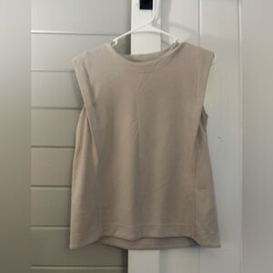 Athleta Cream Muscle Tee